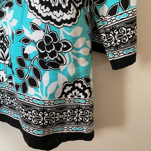 JM Collection Linen Tunic - Picture 3 of 7